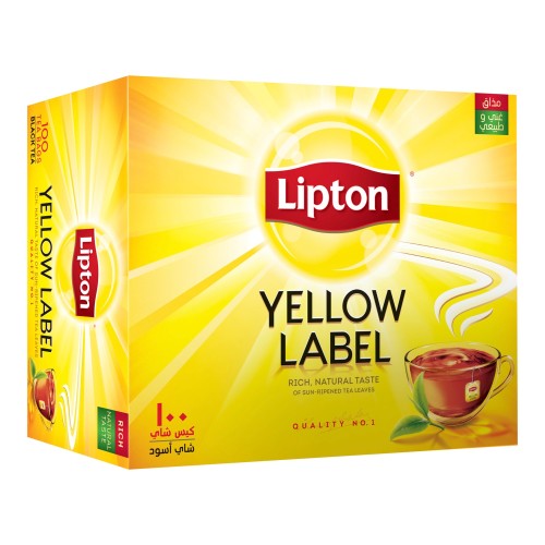 Lipton Té Negro Yellow Label 100x2g