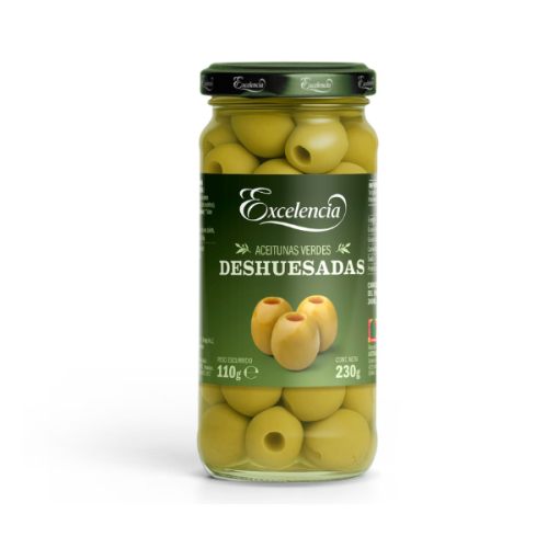 ACEITUNA VERDE SIN HUESO 230GRS