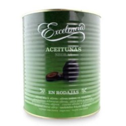 ACEITUNA NEGRA EN RODAJA 3000GRS